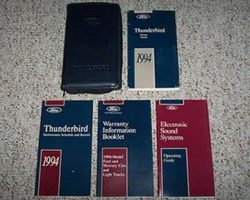 1994 Ford Thunderbird Owner's Manual Set