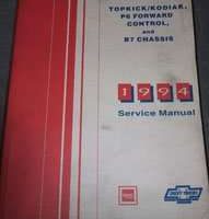 1994 GMC Topkick, P6 Forward Control & B7 Chassis Service Manual