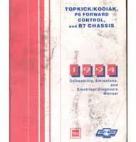1994 GMC Topkick, P6 Forward Control & B7 Chassis Driveabiltiy, Emissions, & Electrical Diagnosis Manual