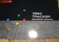 1994 Geo Tracker Owner's Manual