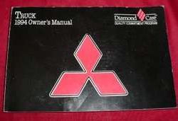 1994 Mitsubishi Truck Owner's Manual