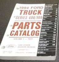 1994 Ford F-600 Truck Parts Catalog Text