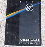 1994 Mercury Villager Owner's Manual