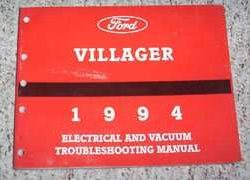 1994 Mercury Villager Electrical & Vacuum Troubleshooting Manual