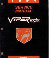 1994 Dodge Viper Service Manual