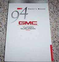 1994 GMC Yukon & Suburban Owner's Manual