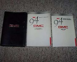 1994 GMC Yukon & Suburban Owner's Manual Set
