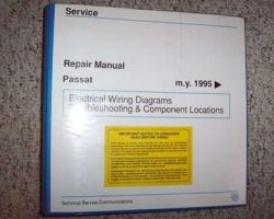1996 Volkswagen Passat Electrical Wiring Diagrams Troubleshooting & Component Diagrams