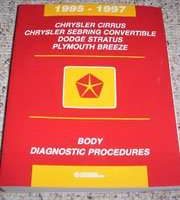 1996 Chrysler Cirrus Convertible Body Diagnostic Procedures