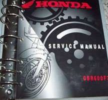 1996 Honda CBR600F3 Service Manual
