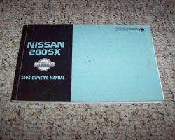 1995 Nissan 200SX Owner's Manual