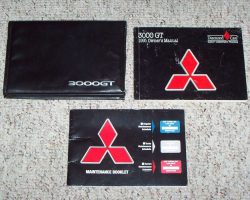 1995 Mitsubishi 3000GT Owner's Manual Set