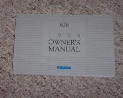 1995 Mazda 626 Owner's Manual