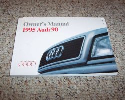 1995 Audi 90 Owner's Manual