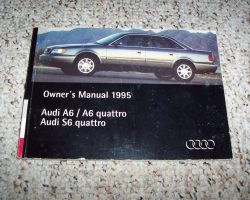 1995 Audi S6 Quattro Owner's Manual