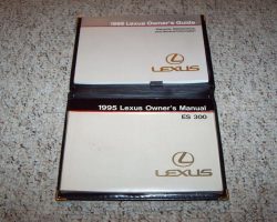 1995 Lexus ES300 Owner's Manual Set