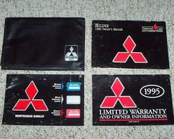 1995 Mitsubishi Eclipse Owner's Manual Set