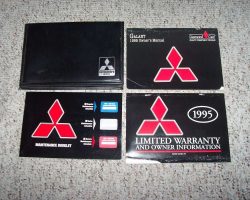 1995 Mitsubishi Galant Owner's Manual Set