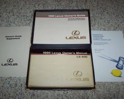 1995 Lexus LS400 Owner's Manual Set