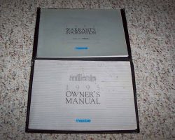 1995 Mazda Millenia Owner's Manual Set