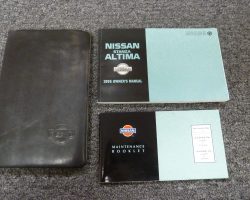 1995 Nissan Stanza Altima Owner's Manual Set