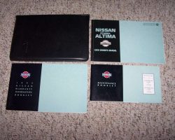 1995 Nissan Stanza Altima Owner's Manual Set