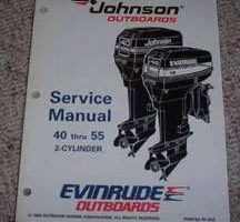1995 Johnson Evinrude 50 HP 2-Cylinder Models Shop Service Repair Manual