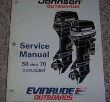 1995 Johnson Evinrude 70 HP 3-Cylinder Models Shop Service Repair Manual