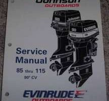 1995 Johnson Evinrude 100 Commercial 90 CV Models Service Manual