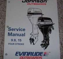1995 Johnson Evinrude 9.9 & 15 HP Four Stroke Models Service Manual