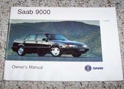 1995 Saab 9000 Owner's Manual