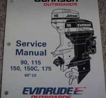 1995 Johnson Evinrude 115 HP 60 LV Models Service Manual