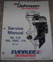 1995 Johnson Evinrude 150C & 150 HP 60 LV Models Service Manual