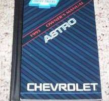1995 Chevrolet Astro Owner's Manual