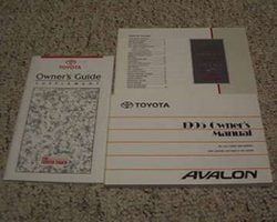 1995 Toyota Avalon Owner's Manual Set