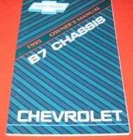 1995 Chevrolet B7 Chassis Owner's Manual