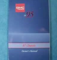 1995 GMC B7 Chassis Owner's Manual