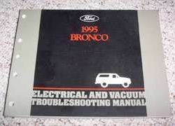 1995 Ford Bronco Electrical Wiring Diagrams Troubleshooting Manual