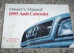 1995 Audi Cabriolet Owner's Manual