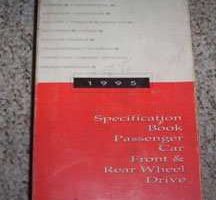 1995 Mercury Mystique Specifications Manual