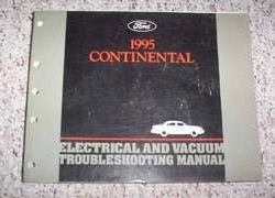 1995 Lincoln Continental Electrical Wiring & Vacuum Diagram Troubleshooting Manual