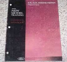 1995 Mercury Mystique 2.5L, 2.0L Engine Repair New Model Training Manual