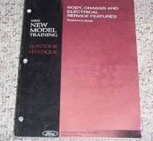 1995 Ford Contour Body, Chassis & Electrical Service Features New Model Training Reference Manual