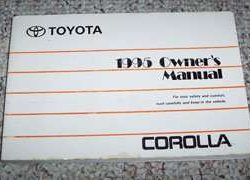 1995 Toyota Corolla Owner's Manual