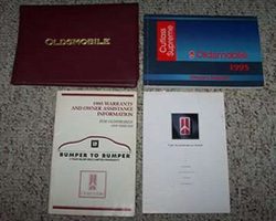 1995 Oldsmobile Cutlass Supreme Owner's Manual Set