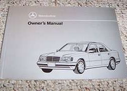 1995 Mercedes Benz E300 Diesel E-Class Owner's Manual