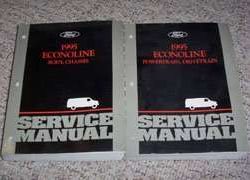 1995 Ford Econoline E-150, E-250 & E-350 Shop Service Repair Manual