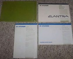 1995 Hyundai Elantra Owner's Manual Set