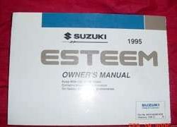 1995 Suzuki Esteem Owner's Manual