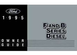 1995 Ford F & B Series Diesel Trucks Owner's Manual